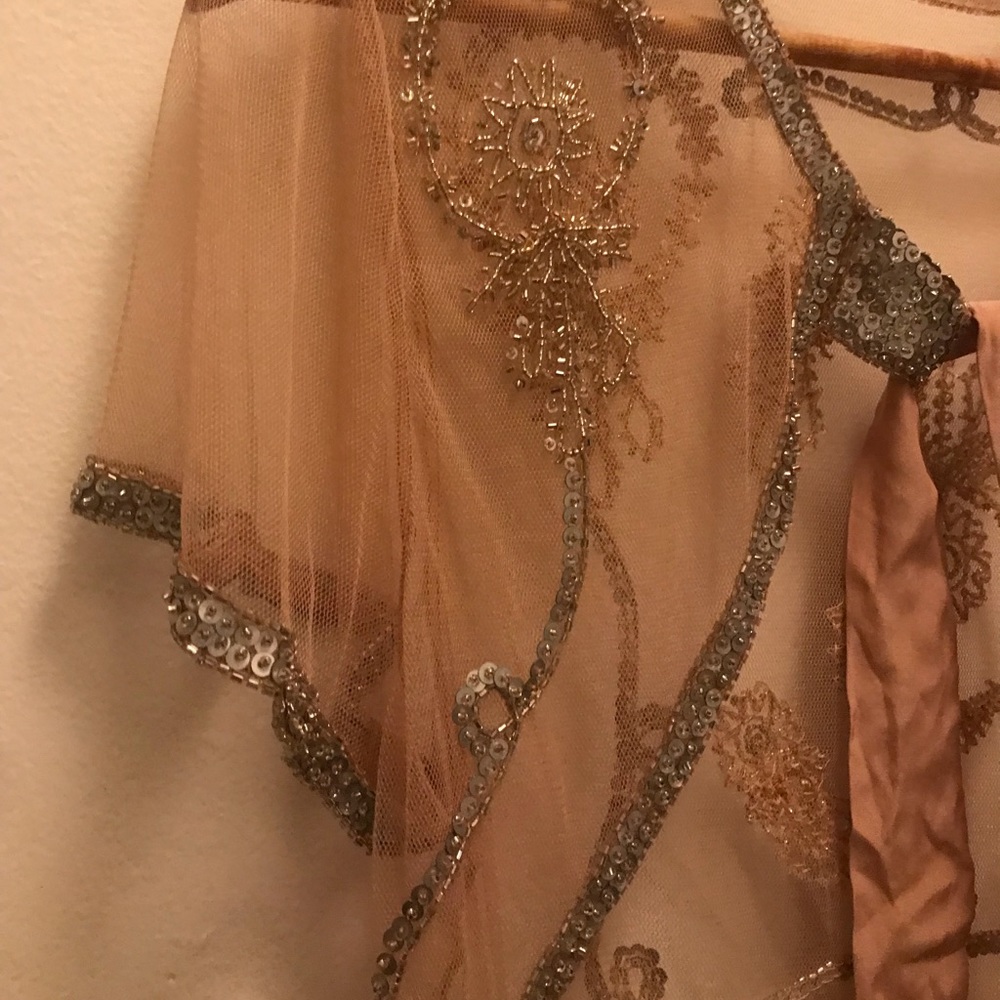 Silk Beaded Bolero - Picture 6 of 11